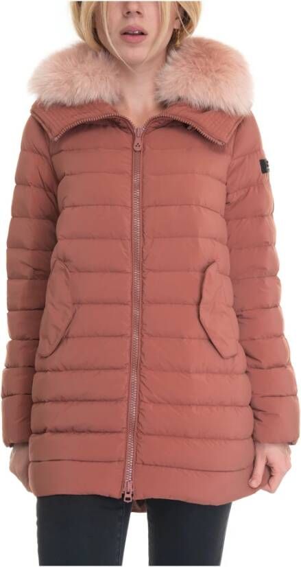 Peuterey Gewatteerde Jassen Roze Dames