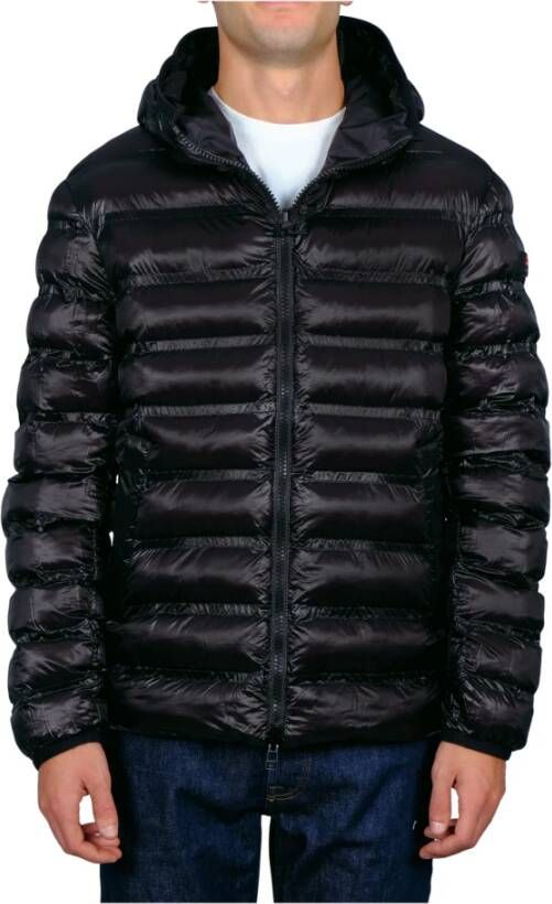 Peuterey Ultra lichtgewicht en waterdichte bomberjack , Zwart, Heren