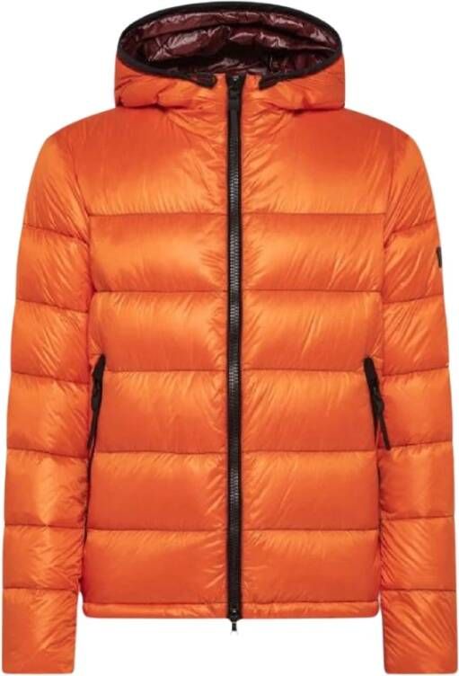 Peuterey Men& Clothing Outerwear Orange Aw22 , Oranje, Heren