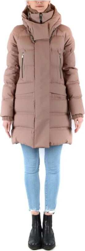 Peuterey Gewatteerde Jassen Roze Dames