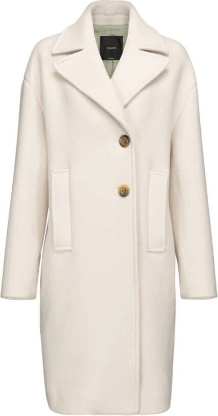 pinko Trenchcoats & Mantels Wit Dames