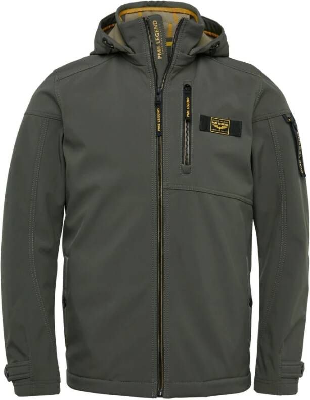 PME Legend Winterjassen Grijs Heren