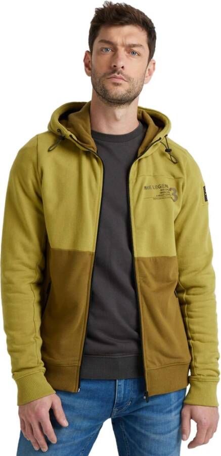 PME Legend Zip jas zacht geborsteld fleece wilg , Bruin, Heren