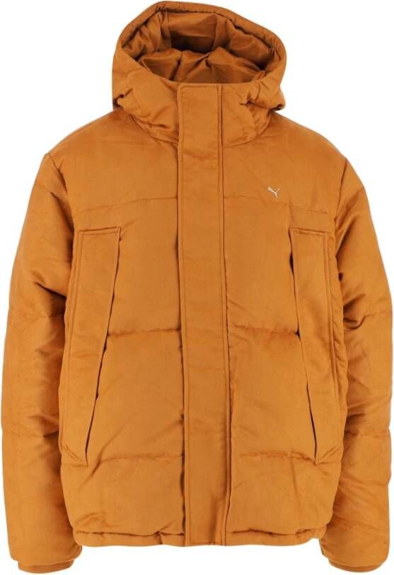 Puma Gewatteerde jassen Oranje Heren
