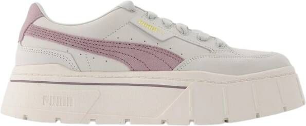 Puma Mayze Stack manden in beige leer , Beige, Dames