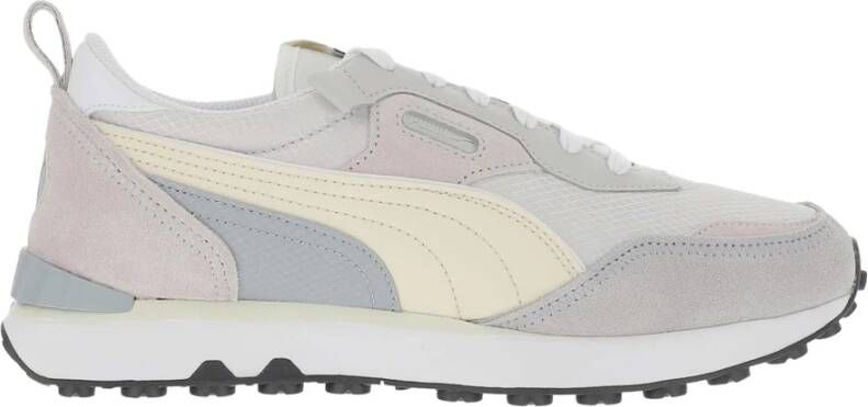 Puma Sneakers gemaakt van nylon en ripstop stof vat up front sluiting suède teen en hiel aangebracht logo label op tong iconische zijstreep kleurblok rubberen zool multi gemaakt in Vietnam samenstelling 100% nylon, 100% leer , Blauw, Heren