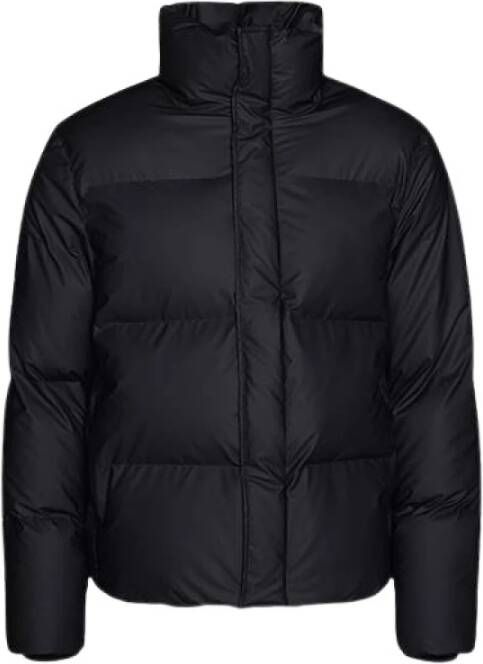 Rains Winterjassen Boxy Puffer Jacket Zwart