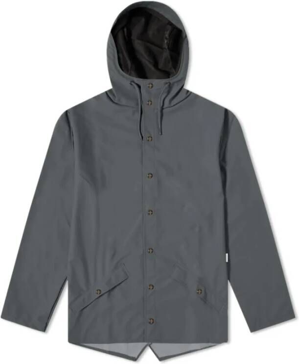 Rains Clic Jacket Slate , Grijs, Heren