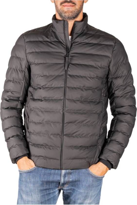 Rains Jassen , Zwart, Heren