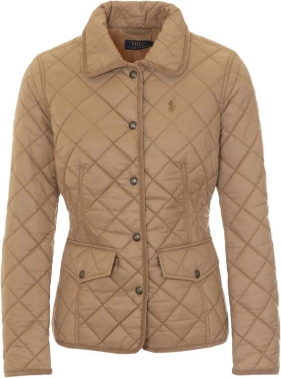 Ralph Lauren Gewatteerde Jassen Beige Dames