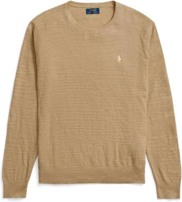 Ralph Lauren Truien met ronde hals , Beige, Heren