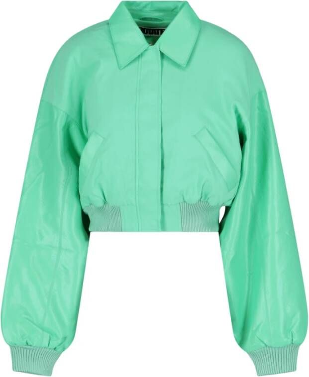 Rotate Birger Christensen Bomberjacks , Groen, Dames