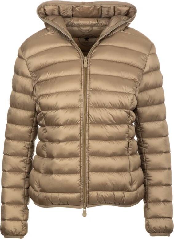 Save The Duck Gewatteerde Jassen Bruin Dames