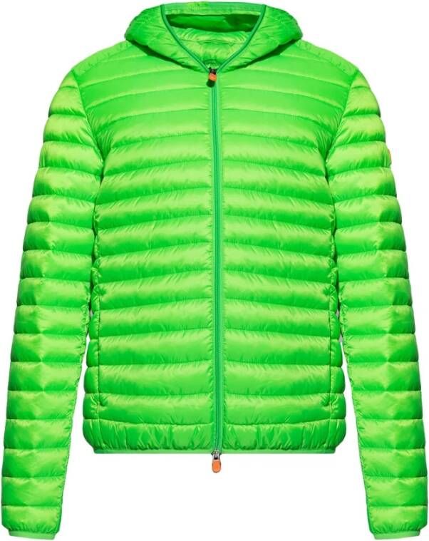 Save The Duck Gewatteerde jassen Groen Heren