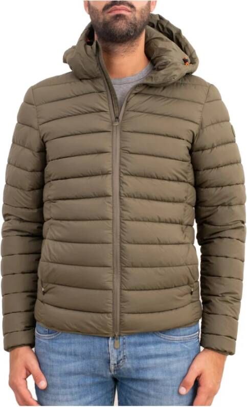Save The Duck Gewatteerde jassen Groen Heren