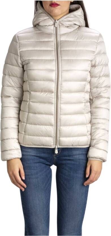 Save The Duck Vrouwen en bomber capp_1 , Beige, Dames