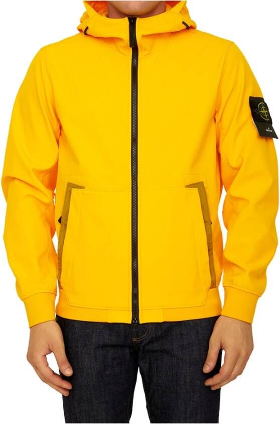 Stone Island Regenjassen Geel Heren