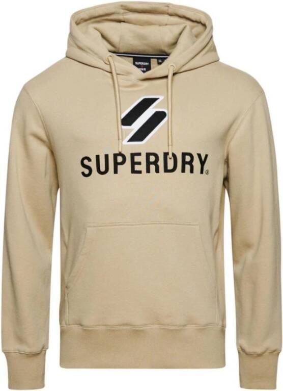 Superdry Hoodies & sweatvesten Beige Heren