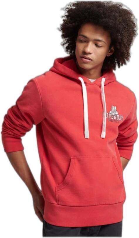 Superdry Hoodies & sweatvesten Rood Heren