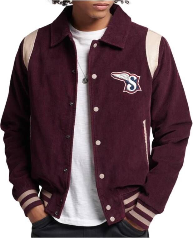 Superdry Outdoorjassen Rood Heren