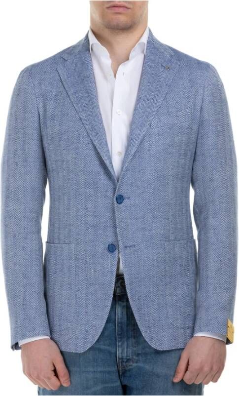 Tagliatore Jassen Blauw Heren