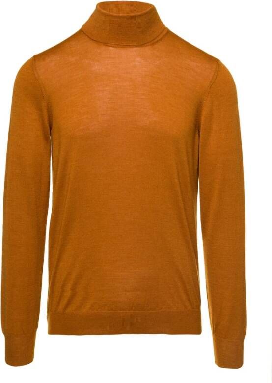 Tagliatore sweaters oranje , Oranje, Heren