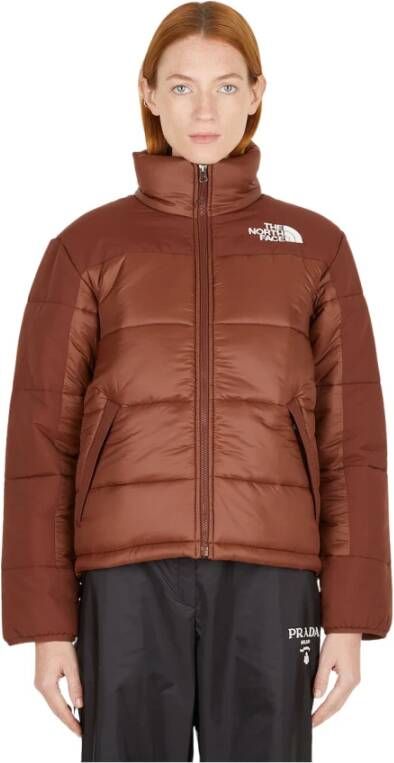 The North Face Himalayan gewatteerde jas , Bruin, Dames