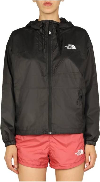 The North Face Logo Print Jacket , Zwart, Dames