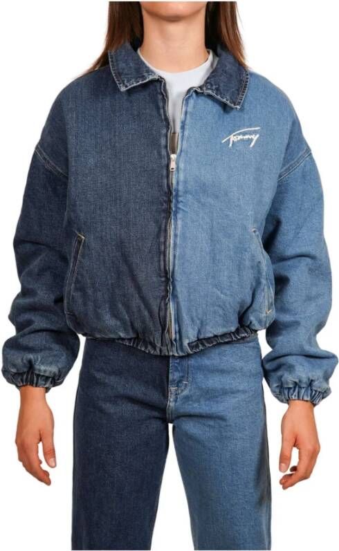 Tommy Hilfiger Spijkerjassen Blauw Dames