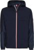 Tommy Hilfiger Donkerblauwe Regenjas Tech Hooded Rwb Zip Jacket online kopen