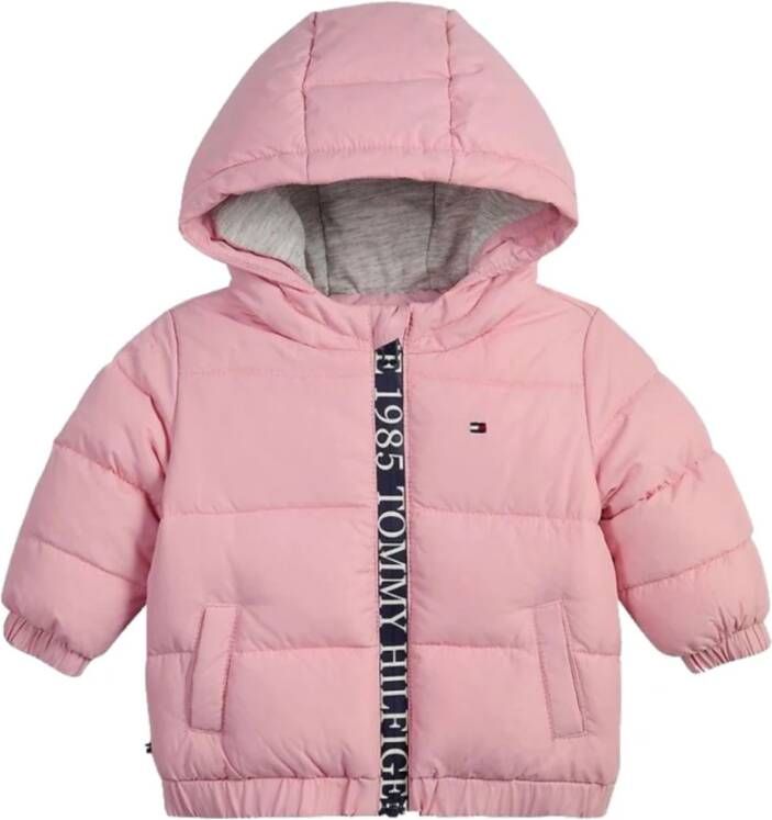 Tommy Hilfiger Gewatteerde puffer jack met capuchon