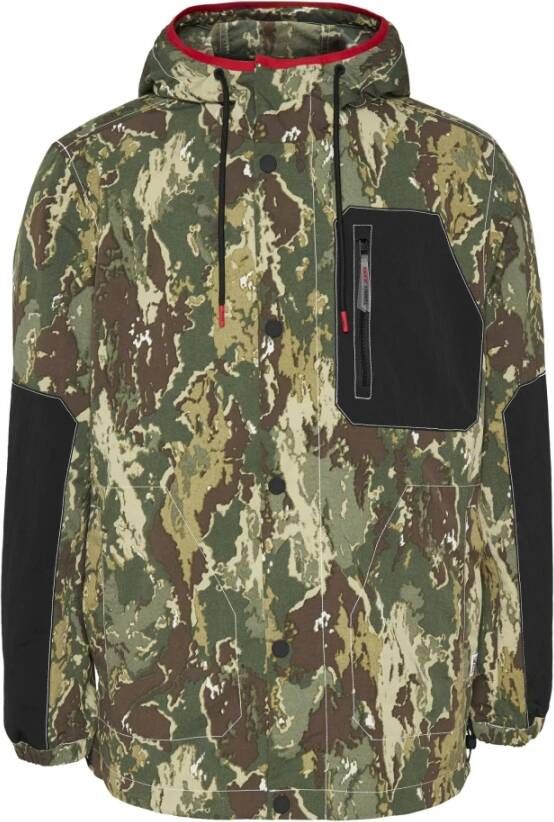 Tommy Hilfiger Windjack met capuchon en camouflageprint
