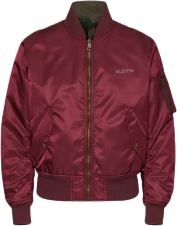 Valentino Omkeerbare bomberjack , Rood, Heren