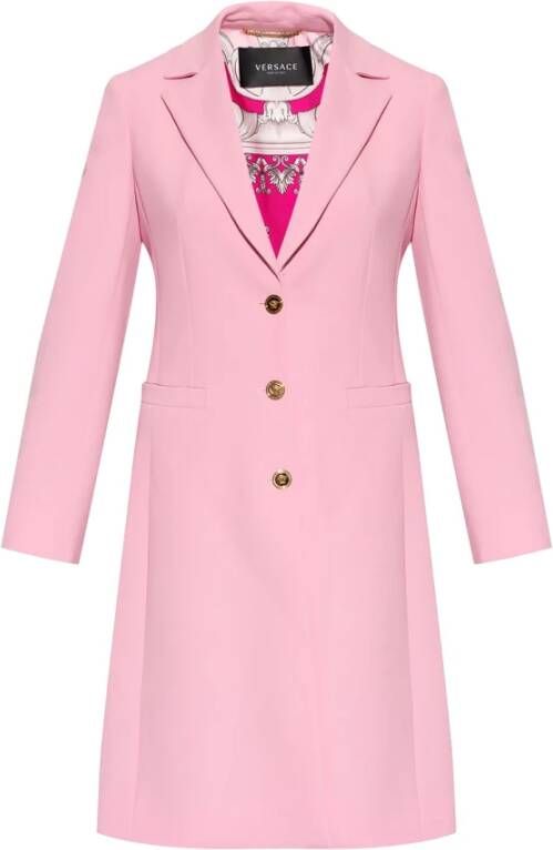 Versace Trenchcoats & Mantels Roze Dames