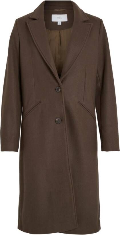 Vila Trenchcoats & Mantels Bruin Dames
