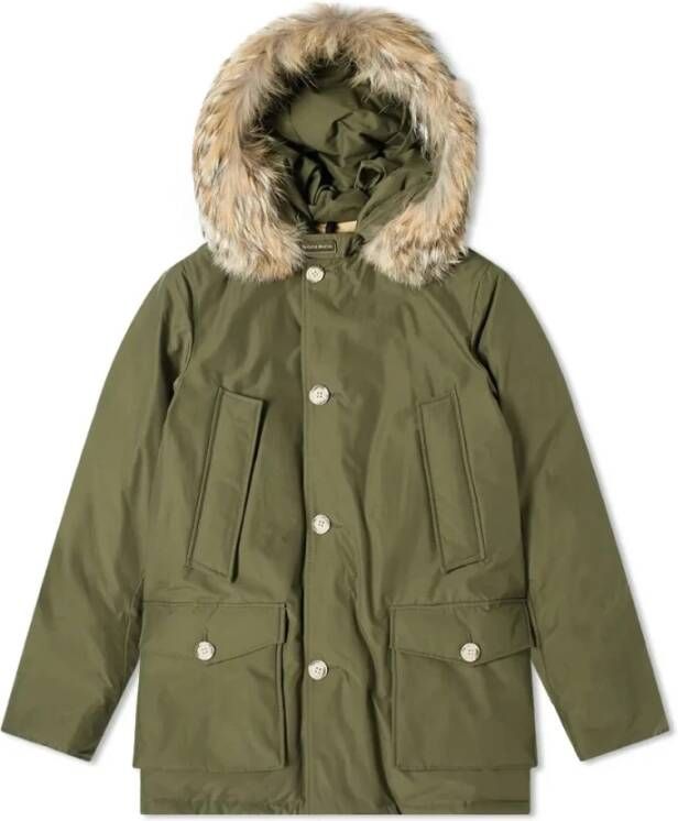 Woolrich Winterjassen Groen Heren
