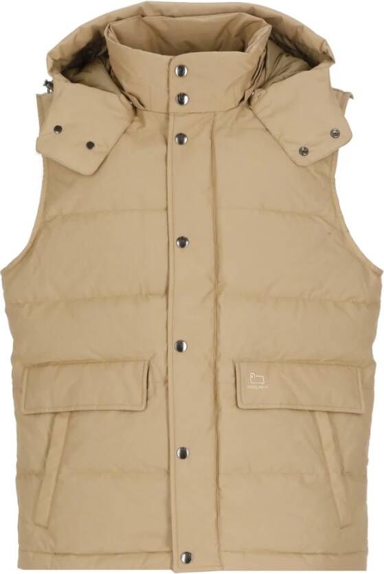 Woolrich Bodywarmers Beige Heren
