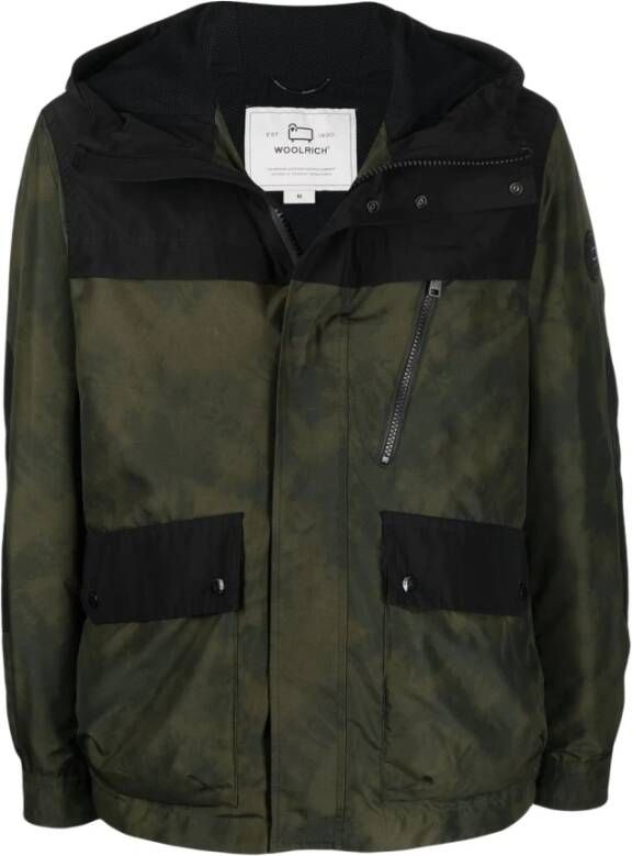 Woolrich Groene jas Cfwoou0586Mr , Groen, Heren