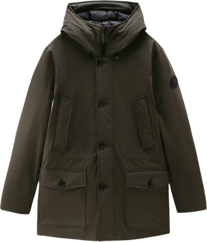 Woolrich Groene parkas , Groen, Heren