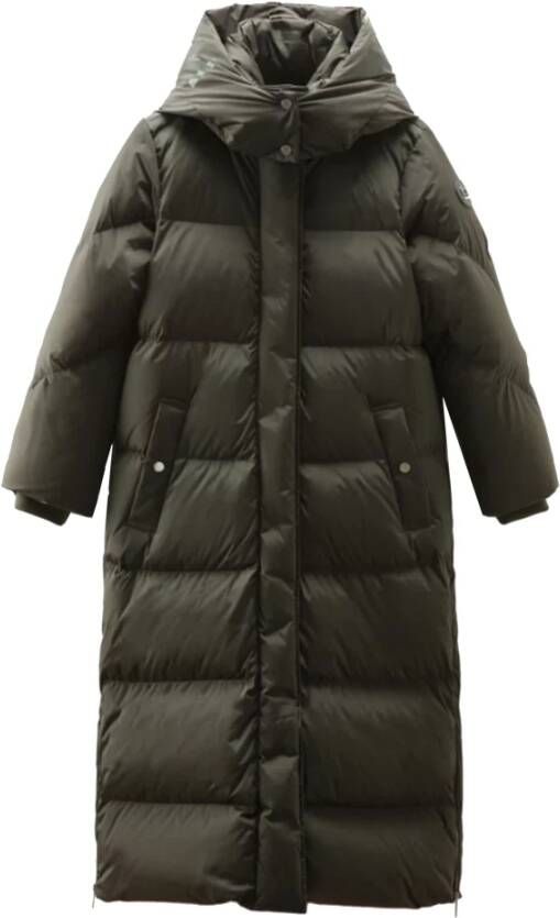 Woolrich Groene winterjassen , Groen, Dames