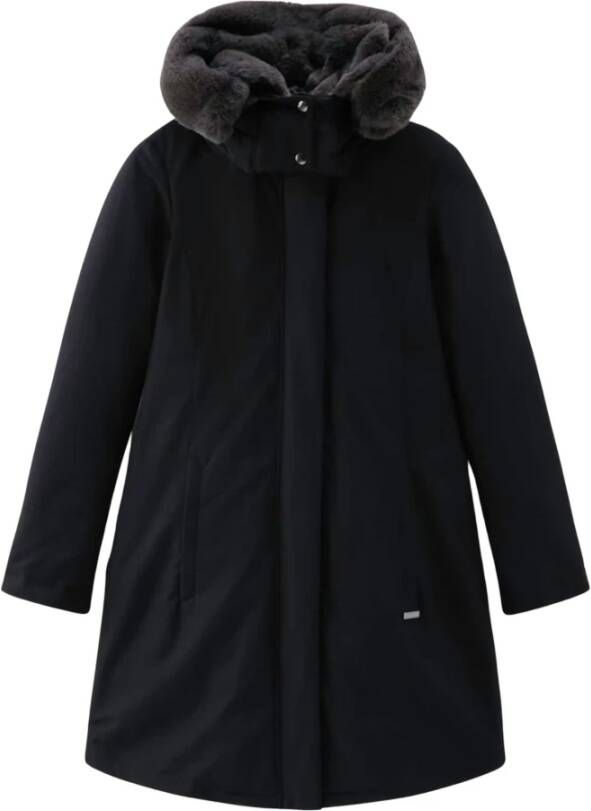 Woolrich Bow Bridge gewatteerde parka met afneembare capuchon van imitatiebont