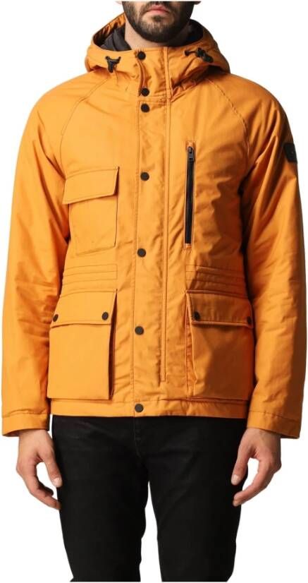Woolrich Winterjassen Oranje Heren