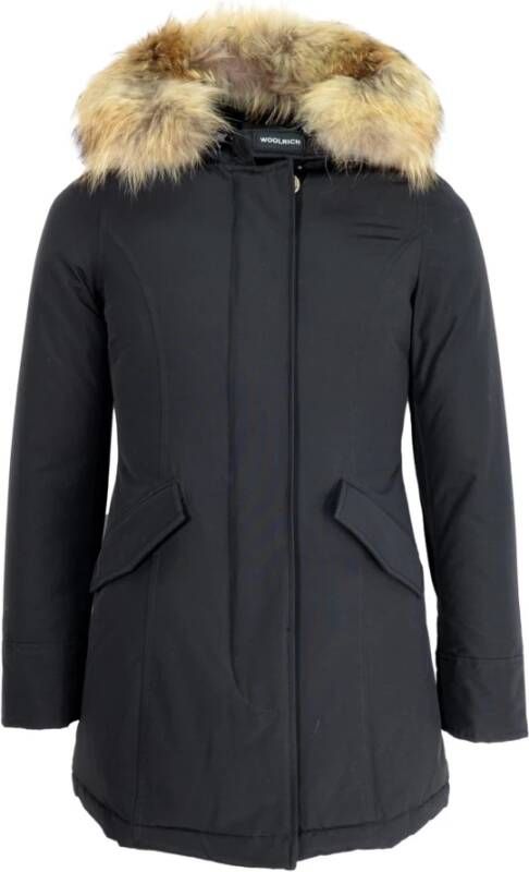 Woolrich Arctic Raccoon 538 , Zwart, Dames