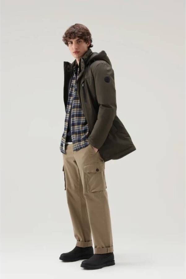 Woolrich Parkas , Groen, Heren