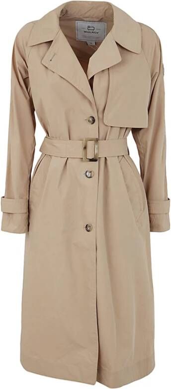 Woolrich Trench Coats , Beige, Dames