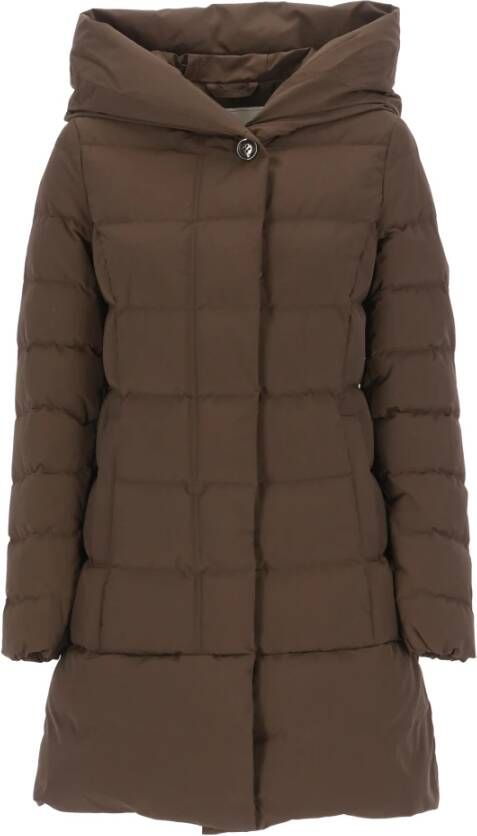 Woolrich Tweedehands canvas riemen , Bruin, Dames