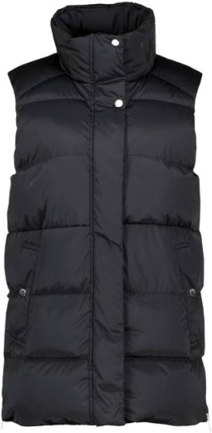 Woolrich Zwart Alsa Vest , Zwart, Dames