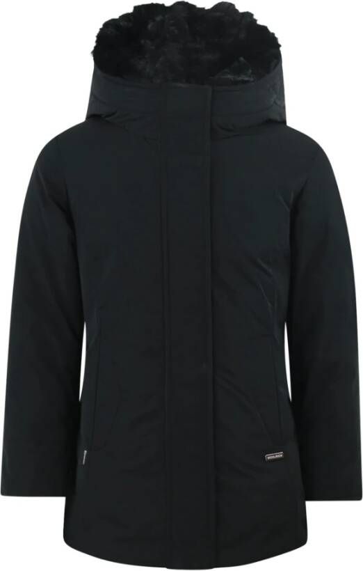 Woolrich Boulder gewatteerde parka met afneembare imitatiebontkraag