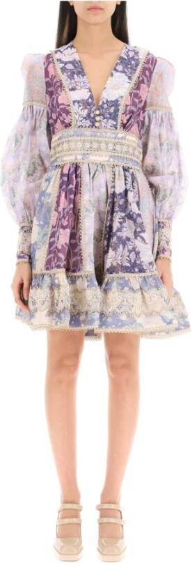 Zimmermann Kort dagkjole , Paars, Dames