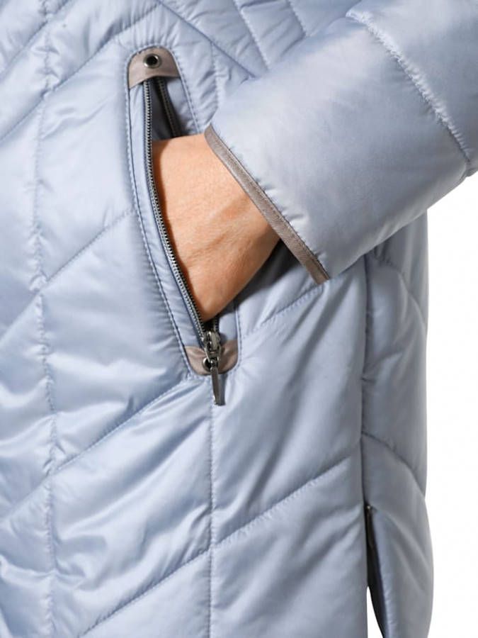 MONA Outdoorjas met comfortemp membraan Lichtblauw